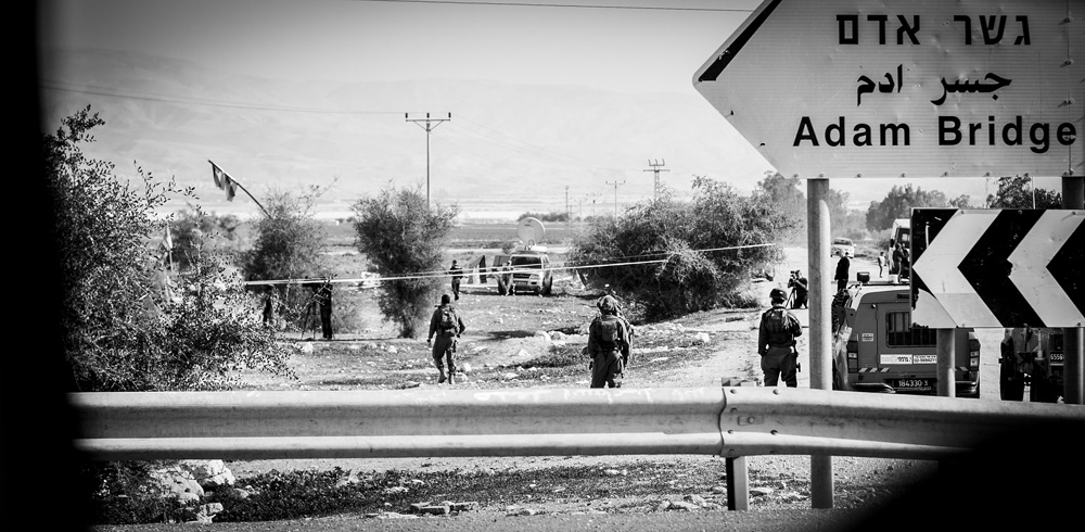 Palestinian activists are entering a territory that is being banned from them.