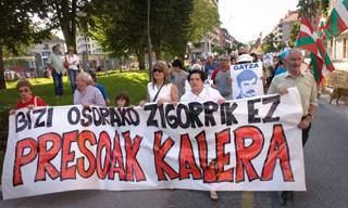 Jose Maria Sagardui 'Gatza' ren aldeko manifestazioa Zornotzan