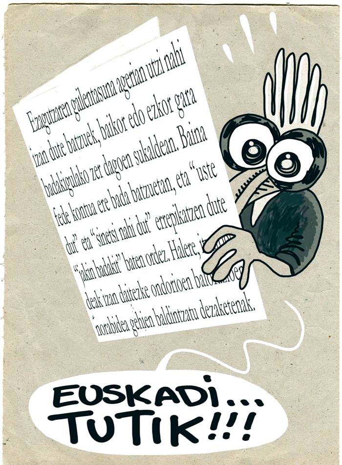 Euskadi tutik!