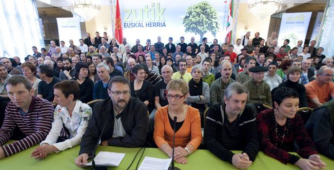 Ezker abertzaleak IruÃ±ean egindako agerraldia 