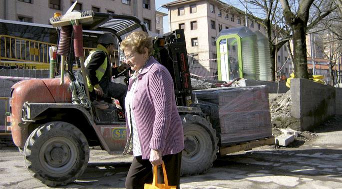 Obra publikoen eraginez 650 lanpostu sortu dira Sestaon, baina amaitzear daude.