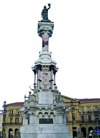 Nafarroako Foruen Monumentua,  IruÃ±ean.