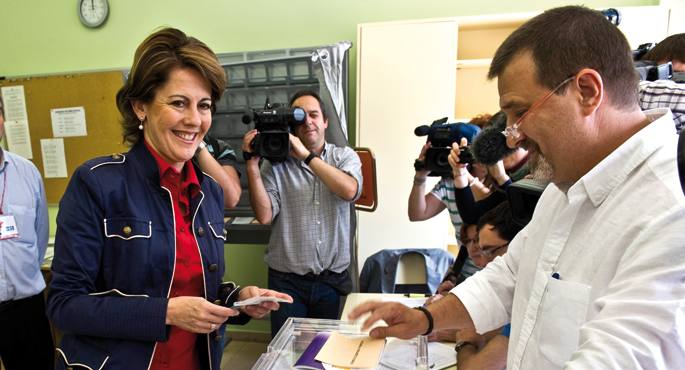 Yolanda Barcina, sorpresa handirik izan ezean, Nafarroako presidente berria izanen da.