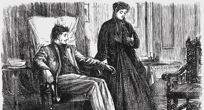 Elizabeth Garrett (ezkerreko irudian paziente batekin, Britannica.com webguneko marrazki batean) Britainia Handiko lehen emakume medikua izan zen. 1918an, emakumeentzako medikuntza ikastetxea zabaldu zuen.