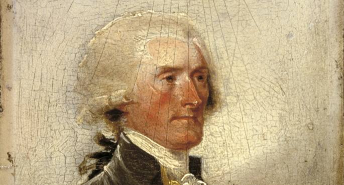 Thomas Jefferson 1778an. Ordurako bi urte zeramatzan eguraldiari buruzko datuak biltzen, klima aldaketak kezkatzen baitzuen.