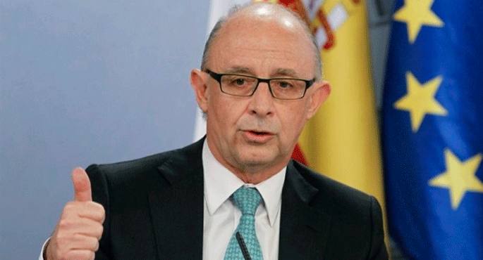 Cristobal Montoro Espainiako Ogasun ministroa.