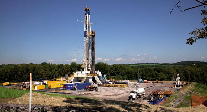 Fracking putzua Pennsylvanian (AEB).