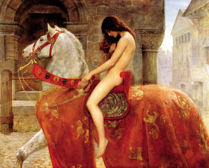 Lady Godiva, John Collier (c. 1897).