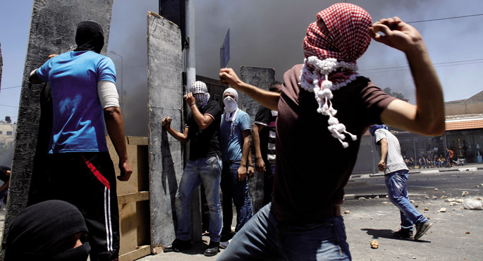 Ekialdeko Jerusalemen, Shuafat auzoan jazo dira palestinarren eta poliziaren arteko istilu larrienak. 