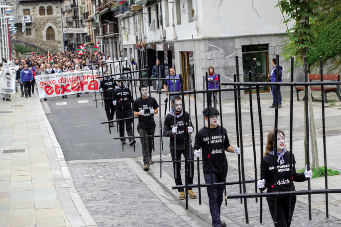 Ondarroan preso gaixoen alde iragan maiatzean egindako manifestazioa.