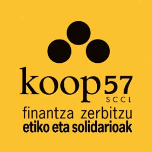 Koop57k oraingoz 15 zerbitzu bazkide ditu eta 
50 bazkide laguntzaile. Hainbat proiekturi 700.000 euro mailegatu dizkie eta bazkide laguntzaileek 200.000 euro aurreztu dituzte.