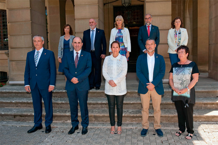 Nafarroako Gobernuaren aurkezpena 2015eko otsailean. (Argazkia: Navarra.es)