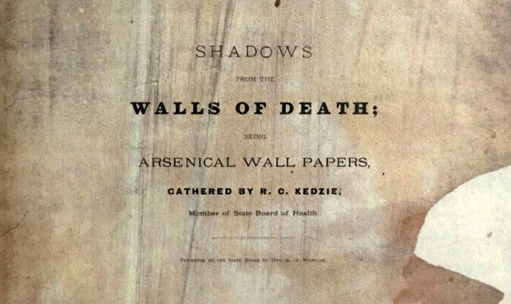 Robert C. Kedzieren 'Shadows from the walls of death' liburuak irakurlea pozoitu zezakeen.