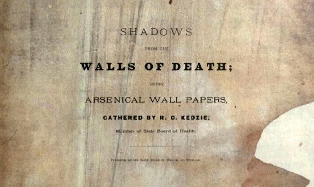 Robert C. Kedzieren 'Shadows from the walls of death' liburuak irakurlea pozoitu zezakeen.