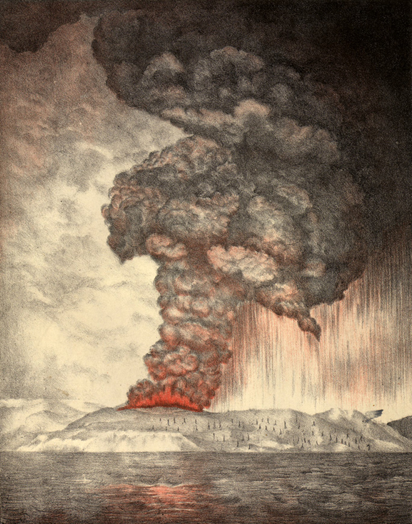 Krakatoa sumendia. (Irudia: Parker & Coward)