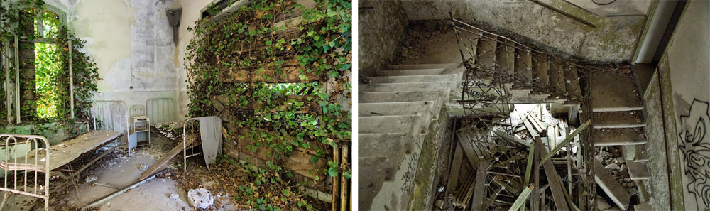 Povegliako eraikin abandonatuak gaur egun (argazkia: Marco Secchi)