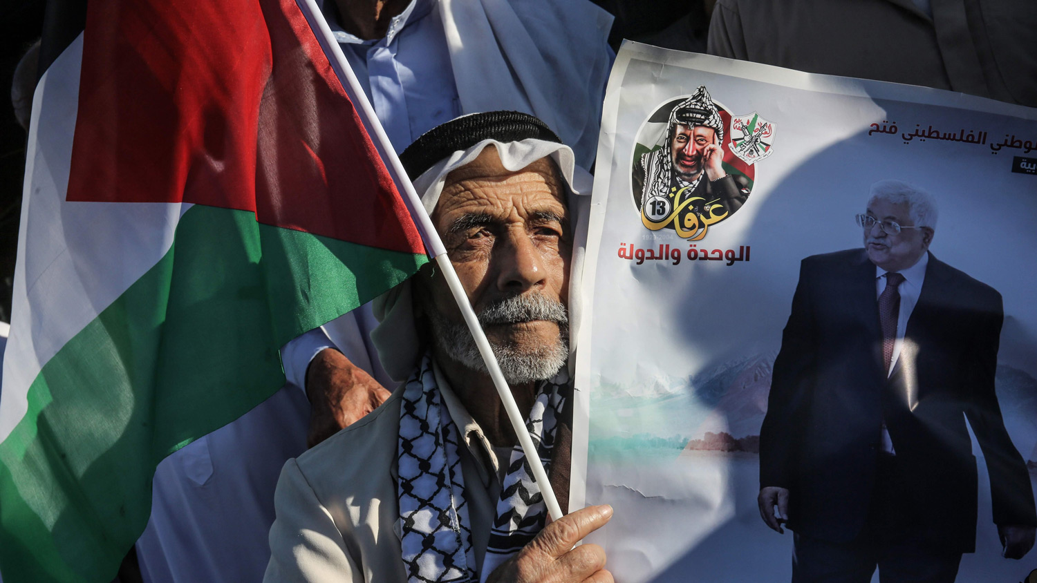 Anexioaren aurkako protestak Gazan. Argazkia: AFP