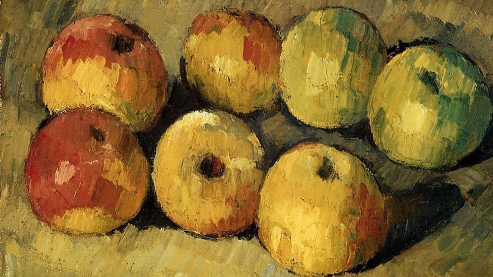 Paul Cézanneren 'Pommes 1878', John Maynard Keynesek erosi zuen 1918an. (Irudia: King's college Cambridge)