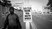 'Thank you South Africa'